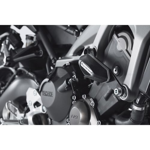Motorcycle Crash Pads & Bars SW-MOTECH frame sliders for Yamaha MT-09 /Tracer/Street Rally Grey
