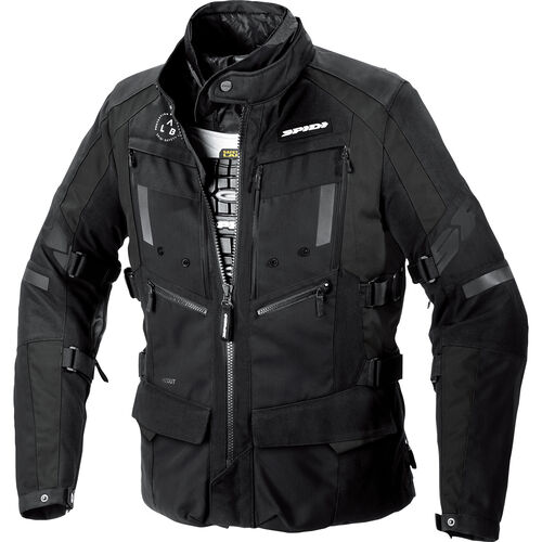 Motorcycle Textile Jackets SPIDI 4 Season Evo H2Out Textile Jacket Black