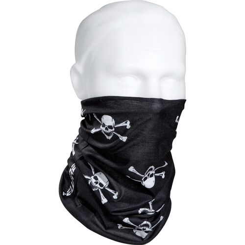 Hals & Gesichtsschutz Spirit Motors Multifunktionstuch mit Piraten-Design 1.0 schwarz Neutral