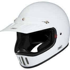 Craft MX-Line 1.0 - Retro 3C White Motocross Helmet