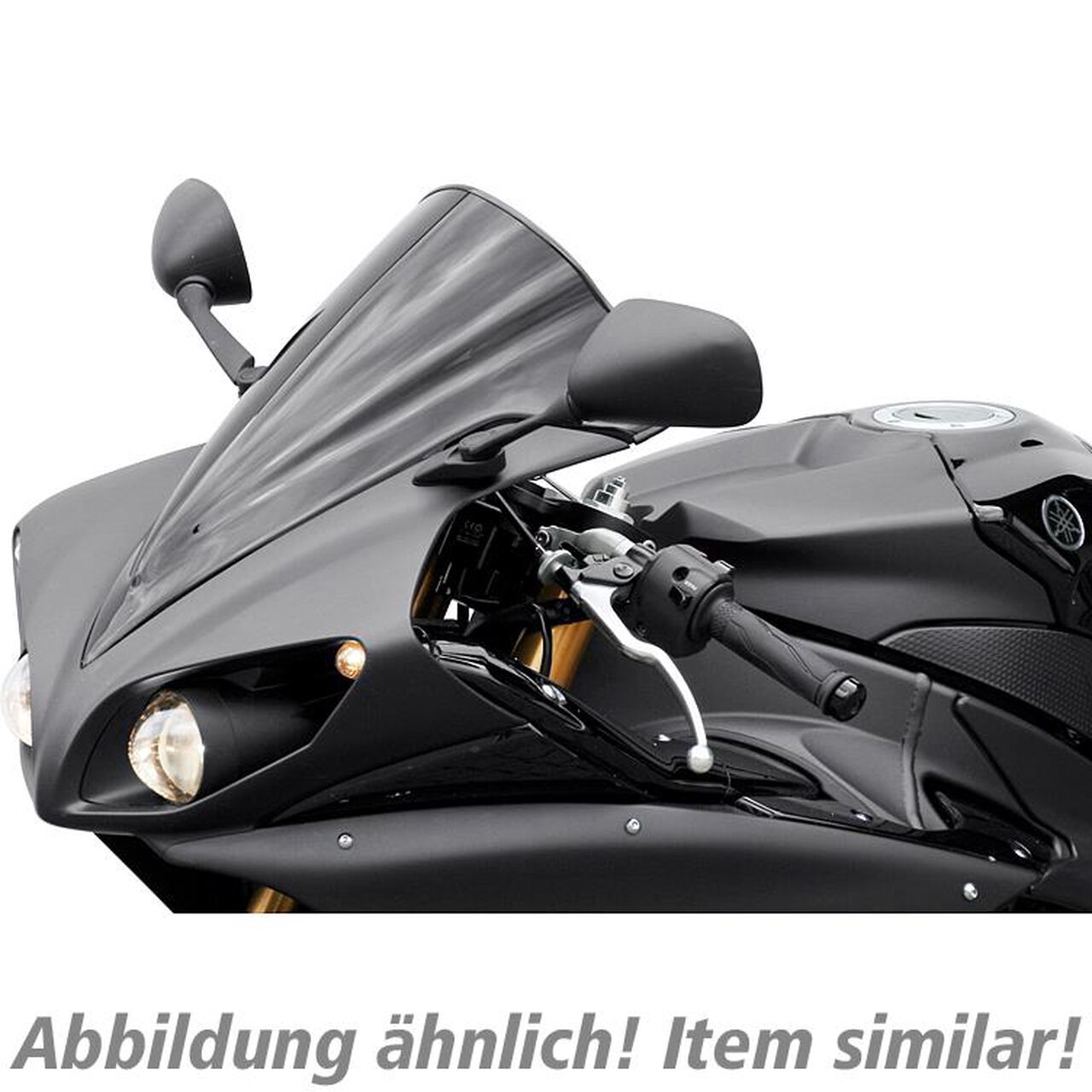 Racingscheibe R schwarz für Yamaha TDM 900