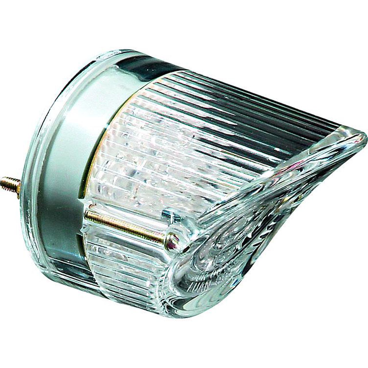 LED Rücklicht Nose Ø 44mm mit Nr.-Beleuchtung klarglas