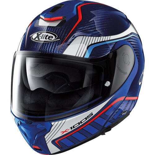 Motorcycle Helmets X-Lite X-1005 Carbon Chayenne red/white/blue #20 XS Multicolor