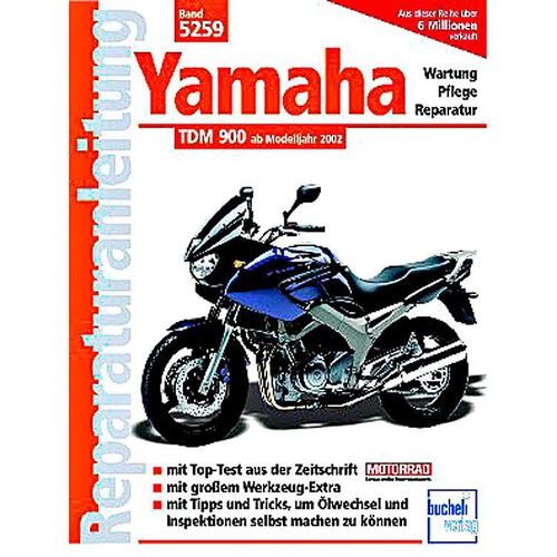 Motorrad Reparaturanleitungen Motorbuch-Verlag Reparaturanleitung Bucheli Yamaha TDM 900 Schwarz
