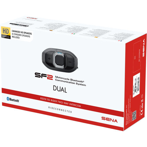 Système de communication pour casque Sena SF2 HD Dual Pack Neutre