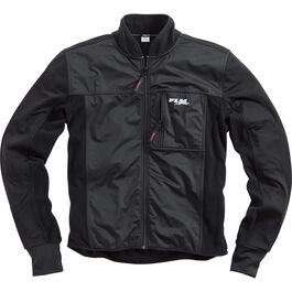 Motorcycle Textile Jackets FLM Underjacket with membrane 1.0 Black