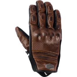leather glove, perforated 1.0 brown