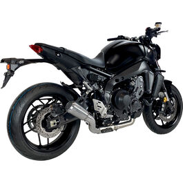 Motorrad Auspuffanlagen & Endschalldämpfer IXRACE MK2 Auspuff 3in1 silber für Yamaha MT-09 2021- Grau