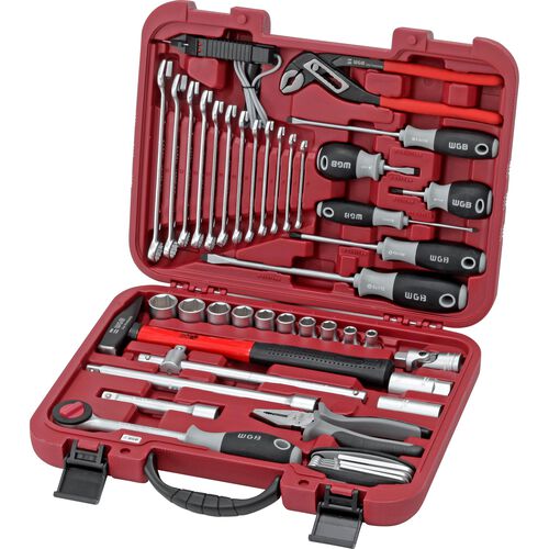 Tool Cases & Rolls WGB 1/2" universal tool set 3890 47 pieces Black