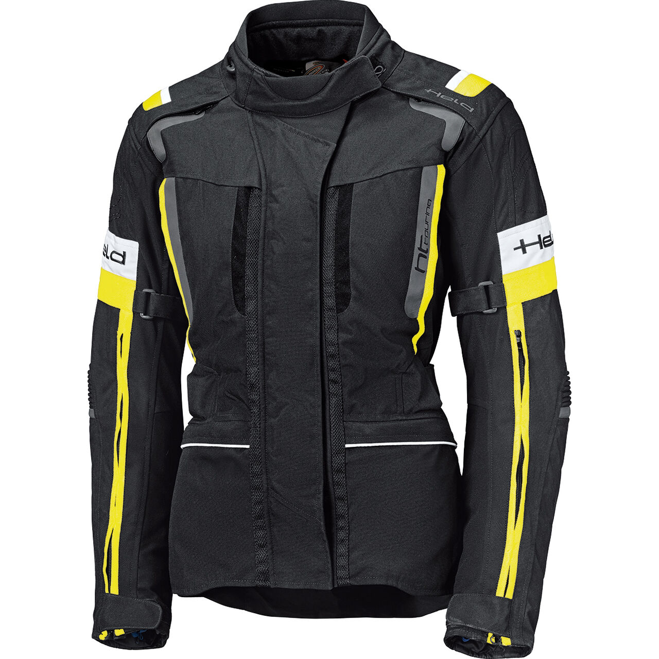 4-Touring II Lady Textile Jacket black/fluo yellow S