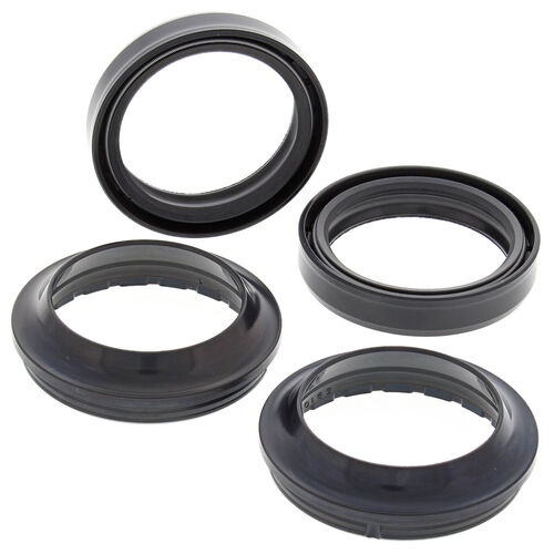 All-Balls Racing Fork oil seals with dust caps 56-133-1 43x54x11 mm   Black