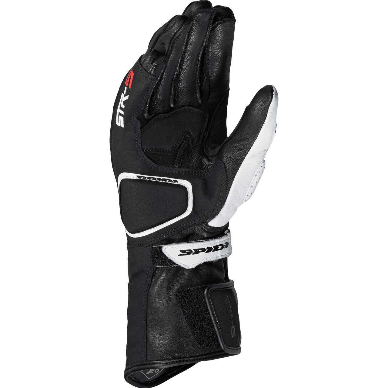 STR-5 Lady Leather Glove black/white