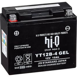 battery AGM Gel sealed HT12B-4, 12V, 10Ah (YT12B-BS/GT12B-4)