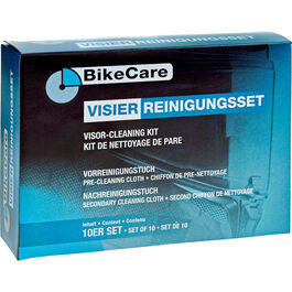 Helmpflege BikeCare Visier-Reinigungstücher 10er Pack Neutral
