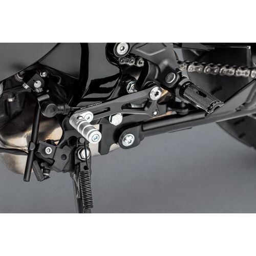 Motorrad Fußhebel SW-MOTECH Schalthebel Alu für BMW/Kawasaki Grau