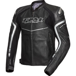 Laguna Seca leather combi jacket black