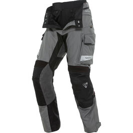 Motorcycle Textile Trousers Pharao Tura WP Adv. Textile-/Leather Pants Grey