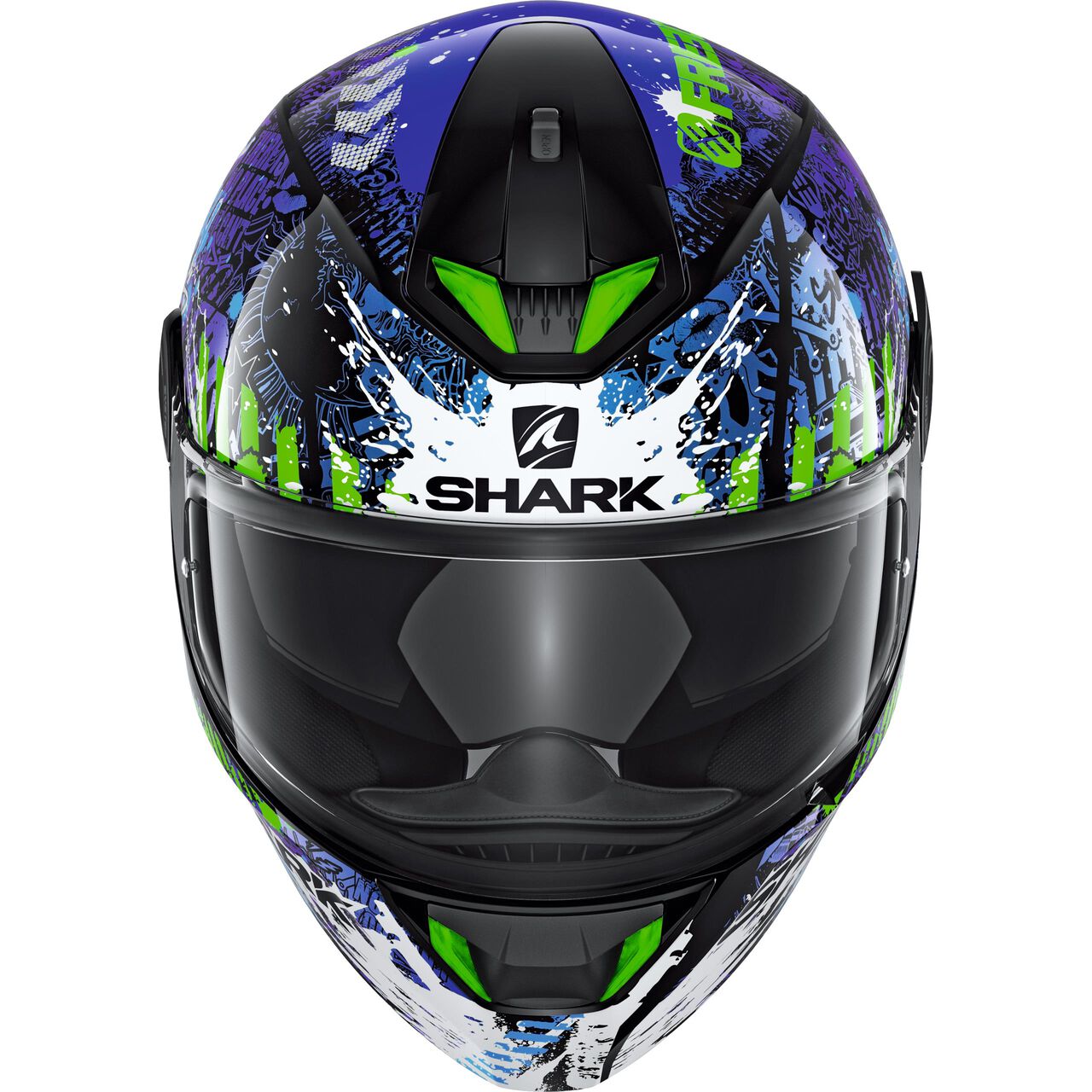 Shark helmets SKWAL 2 Switch Riders Blau Dekor Integralhelm