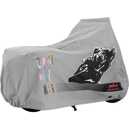 Motorcycle Covers POLO outdfoor cover „Sponsor“ size L = 280/152/71cm Neutral