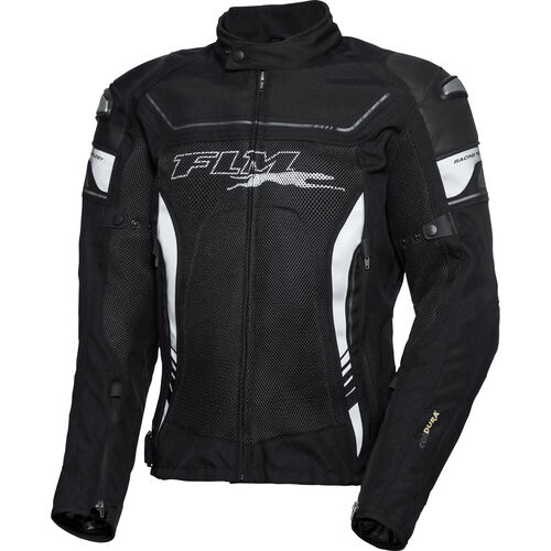 Women Motorcycle Leather Jackets FLM Sports Lady leather/textile jacket 3.1 Black