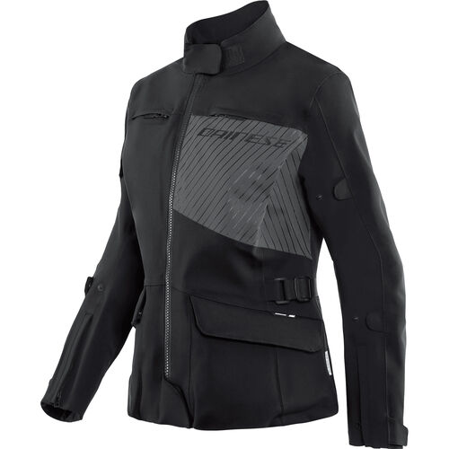Motorcycle Textile Jackets Dainese Tonale D-Dry XT Lady Textile Jacket black/ebony/black 42 (S)