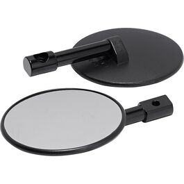 handlebar end mirror pair M6 ST10 Ø94mm black
