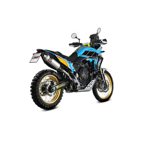 Pots d’échappement & silencieux arrière de moto MIVV Exhaust Dakar silver for Yamaha Tenere 700 2019-2023 Gris