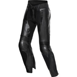 Rebel pantalons de cuir femme noir