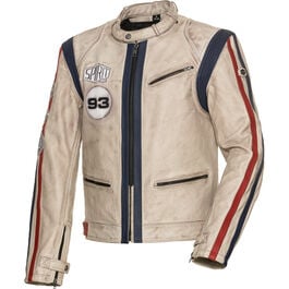 Motorcycle Leather Jackets Spirit Motors Classic leather jacket 4.0 Blue