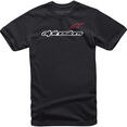 T-Shirt Wordmark Tee V2 schwarz/weiß/rot