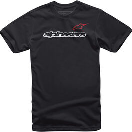 T-Shirt Wordmark Tee V2 schwarz/weiß/rot
