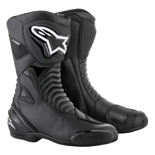 Motorcycle Shoes & Boots Tourer Alpinestars SMX S Waterproof Boots Black