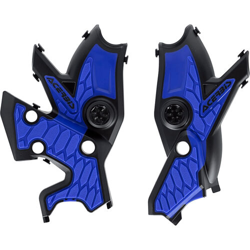 Motorrad Sturzpads & -bügel Acerbis Rahmenprotektorenpaar X-Grip schwarz/blau für Tenere 700 Grau