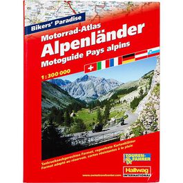 Motorcycle Reference Books Maps & More Motorrad-Atlas Bikers Paradies Alpenländ