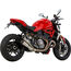 TRC-10 exhaust double silver for Ducati Monster 821/1200