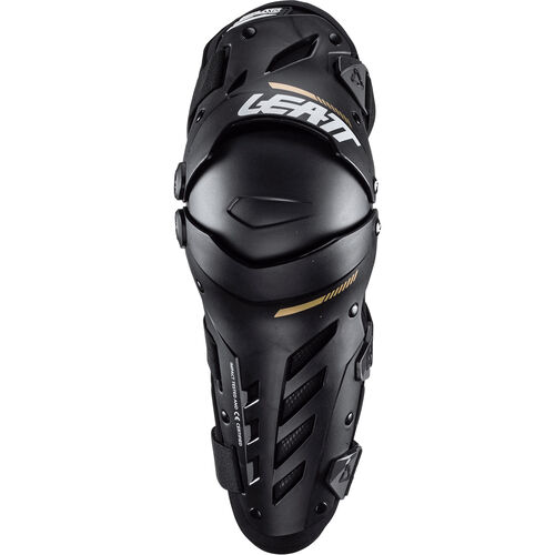 Motorcycle Knee Protectors Leatt Dual Axis knee & shin protector Black