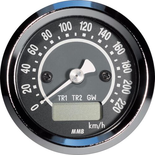 Instruments MMB Target speedo electronically 48mm -260 Km/h chrome
