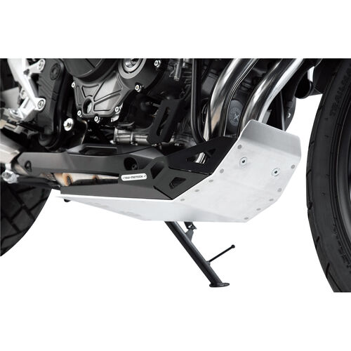 Motorcycle Crash Pads & Bars SW-MOTECH engineguard alu black/silver for Honda CB 500 X 2019- Neutral