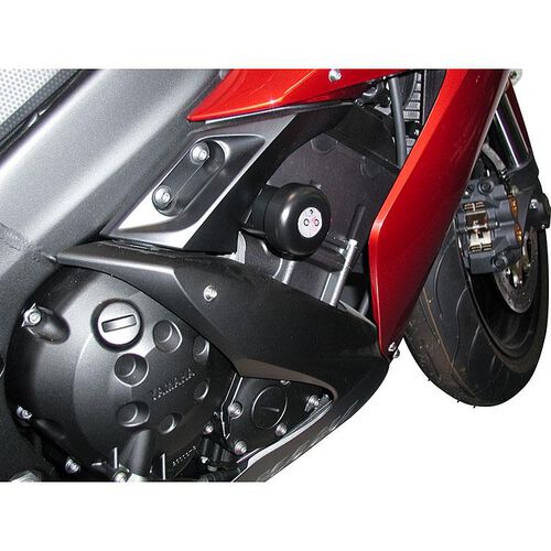 Crash-pads & pare-carters pour moto B&G tampons de protection Racing polyamide noir YZF R1 2004-2006 Bleu