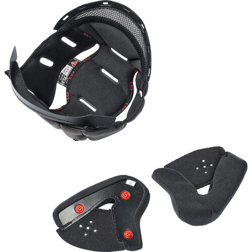 Helmet Pads LS2 Cheek Pads and interior lining Set Infinity Neutral