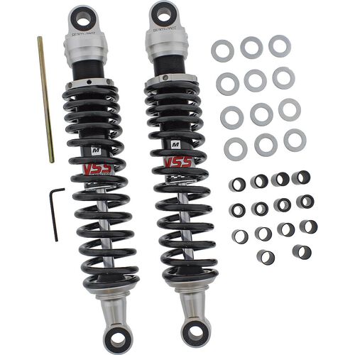 Motorcycle Suspension Struts & Shock Absorbers YSS shock absorber E-series Stereo 350 black for Kawasaki ER-5 T Blue