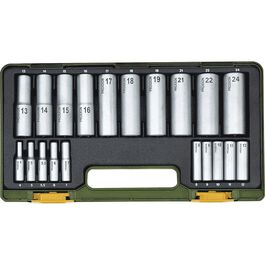 Kits d’outils/assortiments d’outils pour moto Proxxon 12,5mm+6,3mm (1/2"+1/4") Jeu de clés à douille pour lit prof Neutre