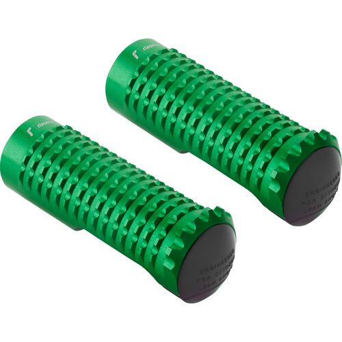 Motorcycle Footrests & Foot Levers Rizoma footpegs Ø18mm Extreme without adapter joints!! PE631V green Blue