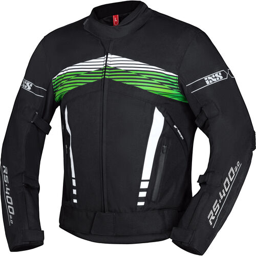 Motorcycle Textile Jackets IXS Sport Textile Jacket RS-400-ST 3.0 Green