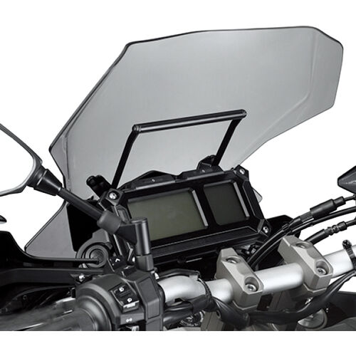 Motorrad Navi Stromversorgung Givi Navi-Haltestrebe am Windschild FB2122 für Yamaha Schwarz