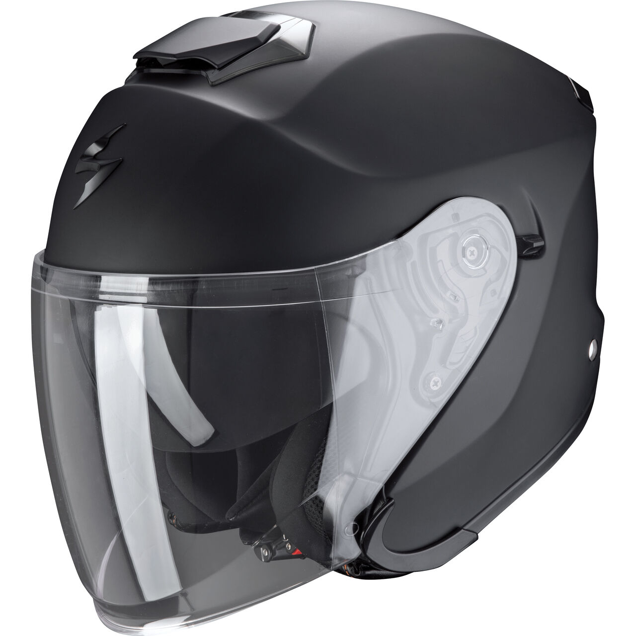 Scorpion EXO S1 flat black Open-Face-Helmet