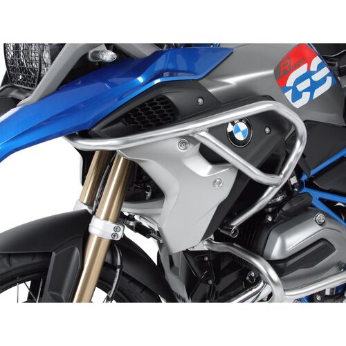 Motorcycle Crash Pads & Bars Hepco & Becker crashbar tank for BMW R 1200 GS 2017- stainless Blue
