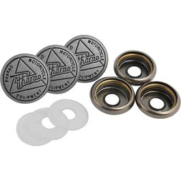 Accessories Pharao 3x Pharao Upper Button Metal Grey
