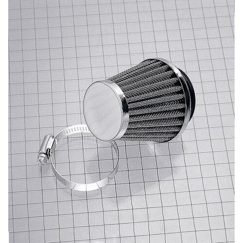 Motorcycle Air Filters Hashiru oldtimer/racing single air filter for 34-37mm Black