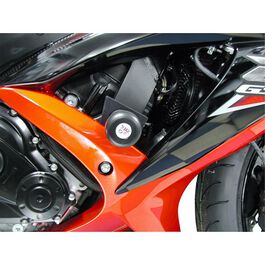Motorrad Sturzpads & -bügel B&G Sturzpads Racing Polyamid schwarz für GSX-R 600/750 06-10 Weiß